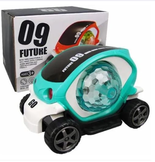 Future 09 Bump & Go Toy Car 3D Lights And Sound me