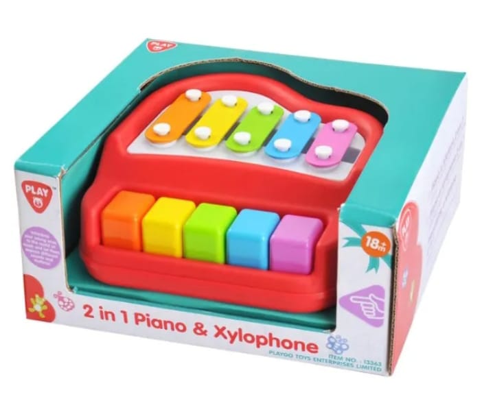 Xylophone + Piano Toys For Kids - 18 cm me