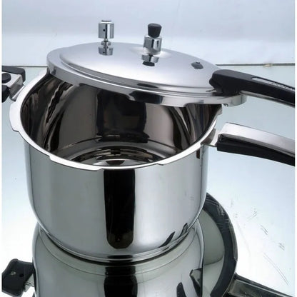 Alpha stainless steel Cooker Double Bottom Heavy weight Hakimi Steel