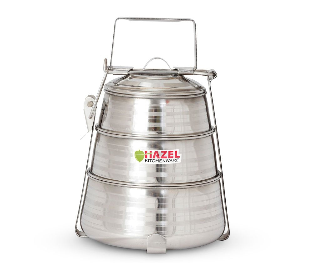 Pyramid tiffin pure stainless steel