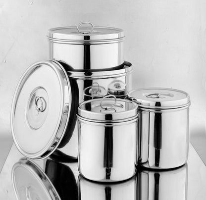 Duro Stainless steel air tight storage box 6 sizes