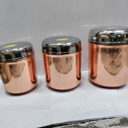 copper color stainless steel 3 pcs spice set Hakimi Steel