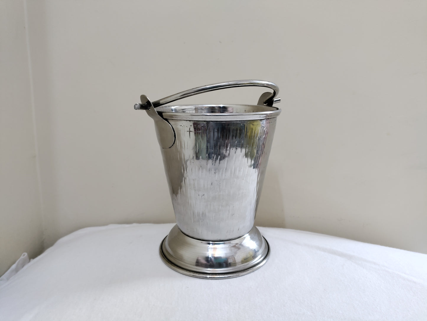 Hammered stainless Steel serving balti can container Hakimi Steel