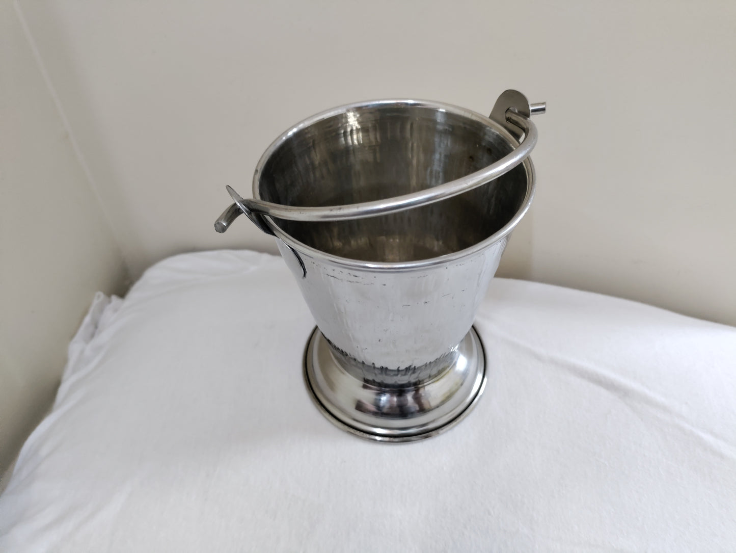 Hammered stainless Steel serving balti can container Hakimi Steel