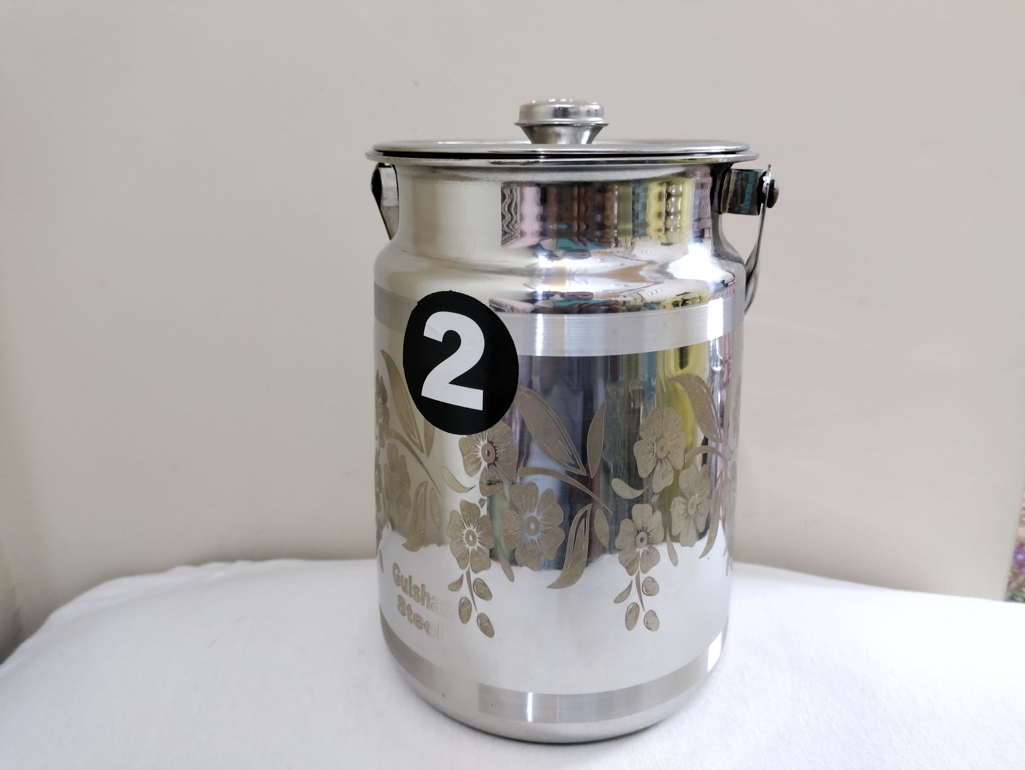 Stainless Steel Barni Container storage can baltu Hakimi Steel