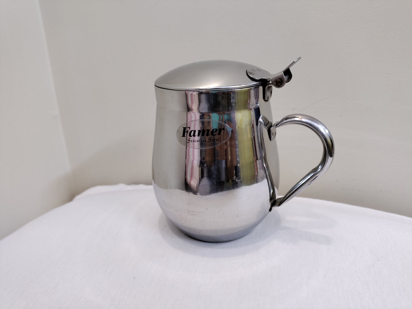 Beautiful Stainless Steel Juice Mug With Lid box pack Hakimi Steel