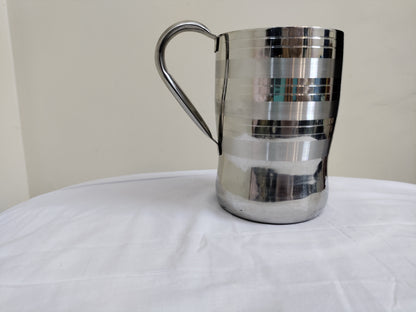 Hakimi steel heavy juice mug silver touch design Hakimi Steel