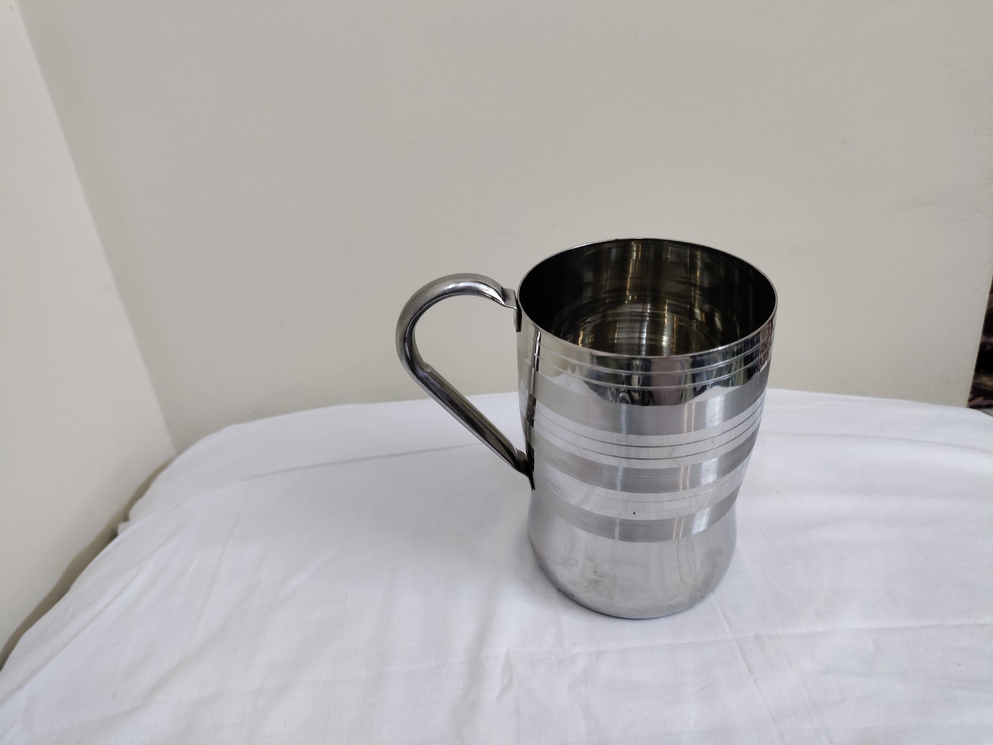 Hakimi steel heavy juice mug silver touch design Hakimi Steel