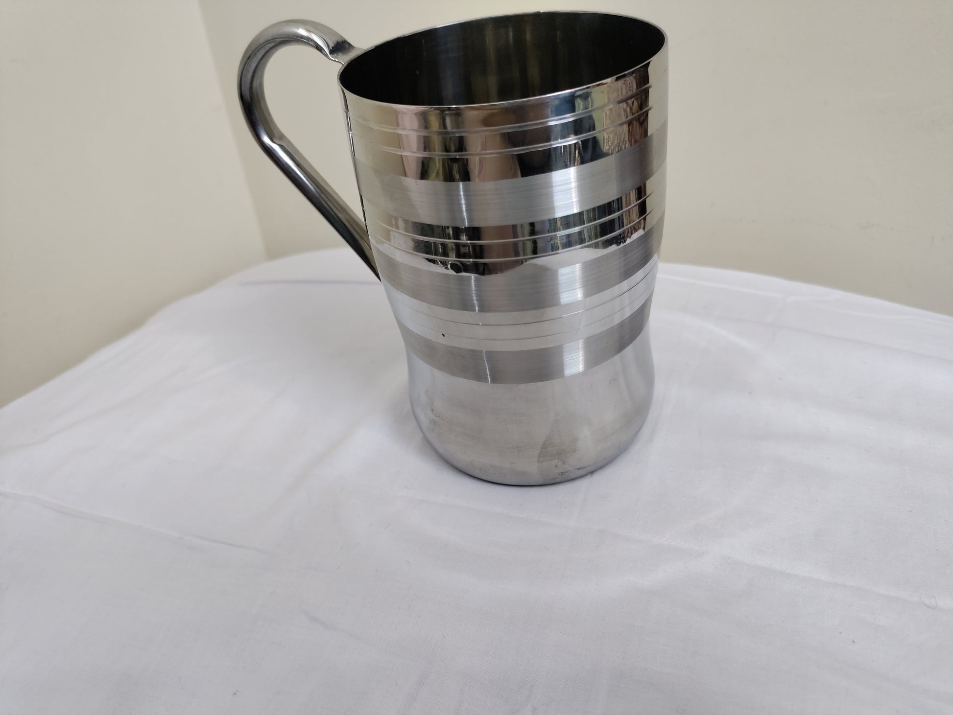 Hakimi steel heavy juice mug silver touch design Hakimi Steel