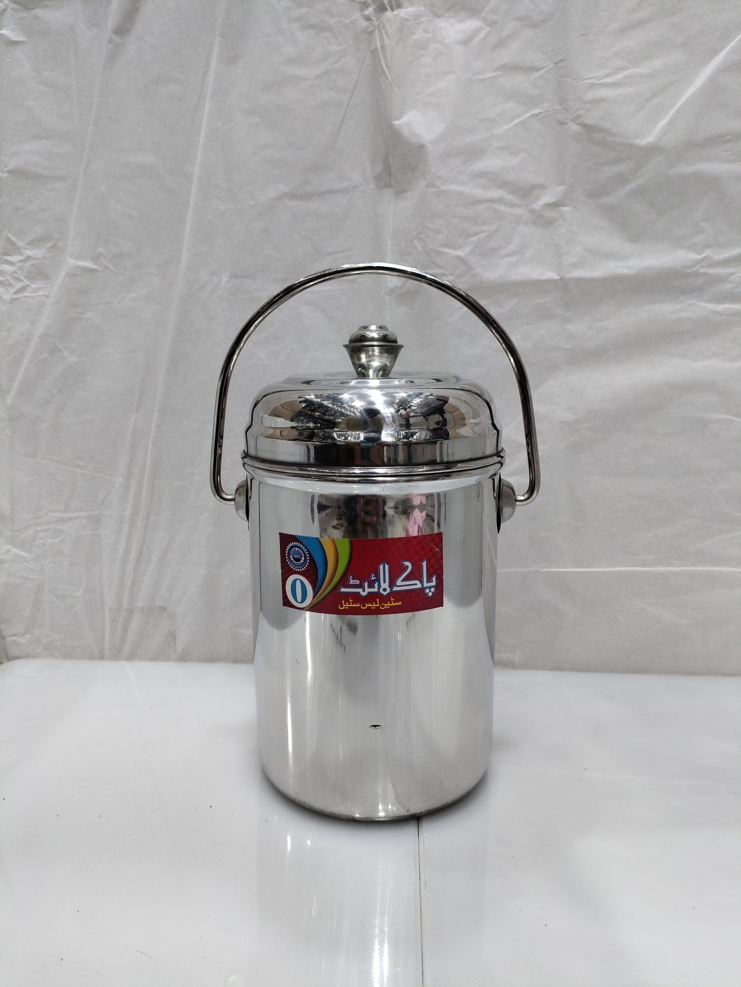 heavy gage Milkcan Stainless Steel balti for milk Ghee Oil