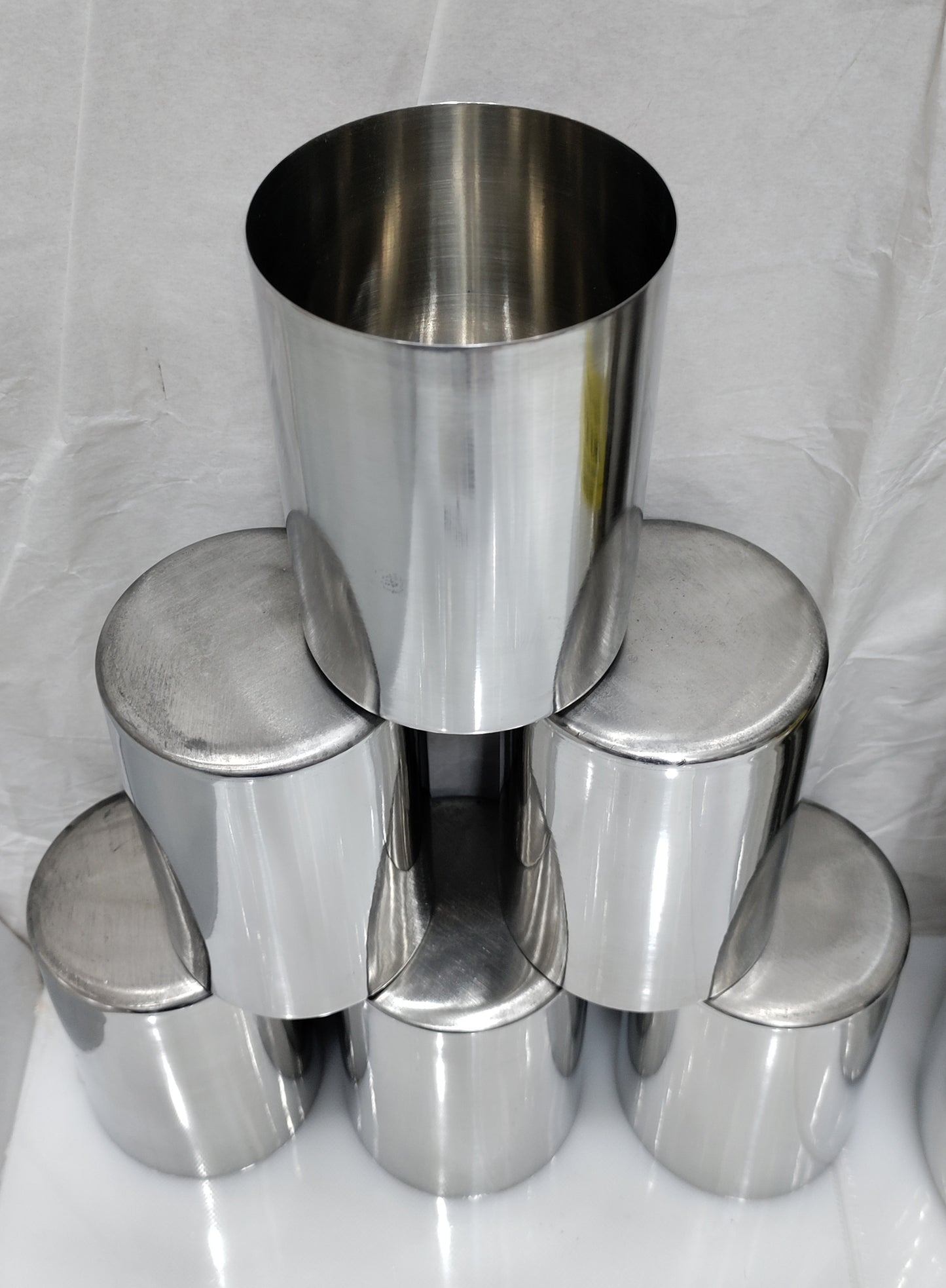 Stainless steel jug glass set