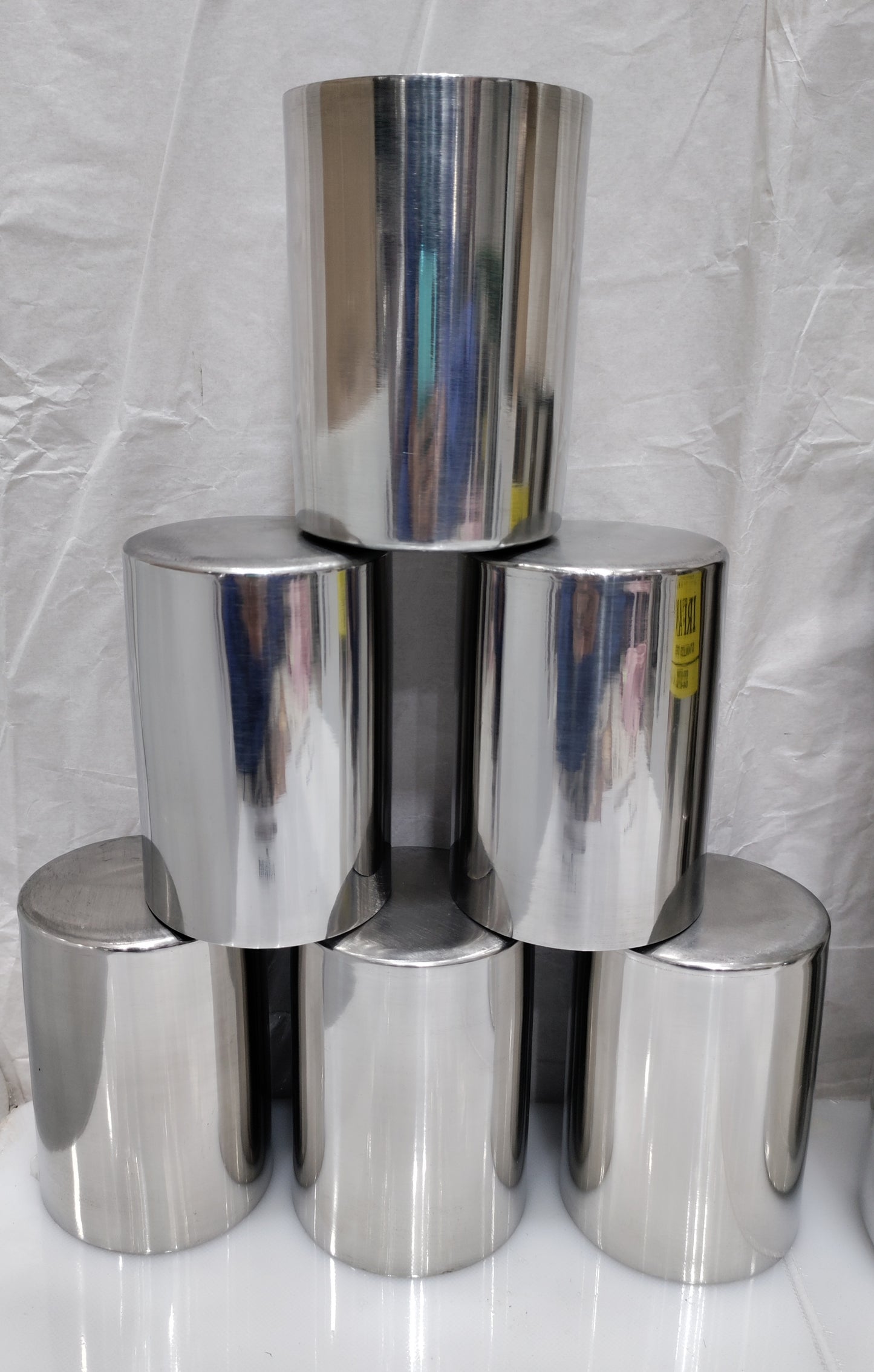 Stainless steel jug glass set