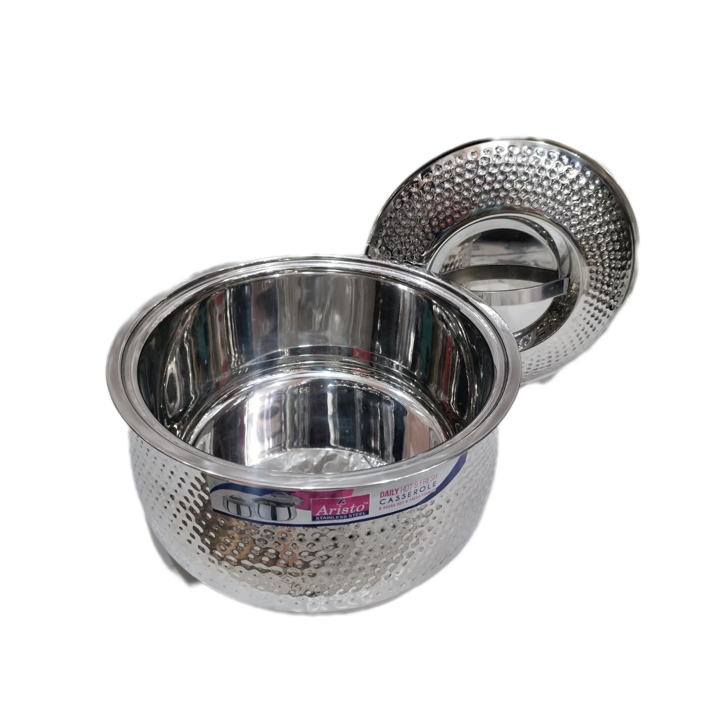 Indian Hotpot Hammered Stainless Steel Hakimi Steel