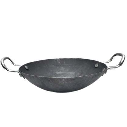 Iron Karahi black Heavy material - Hakimi Steel