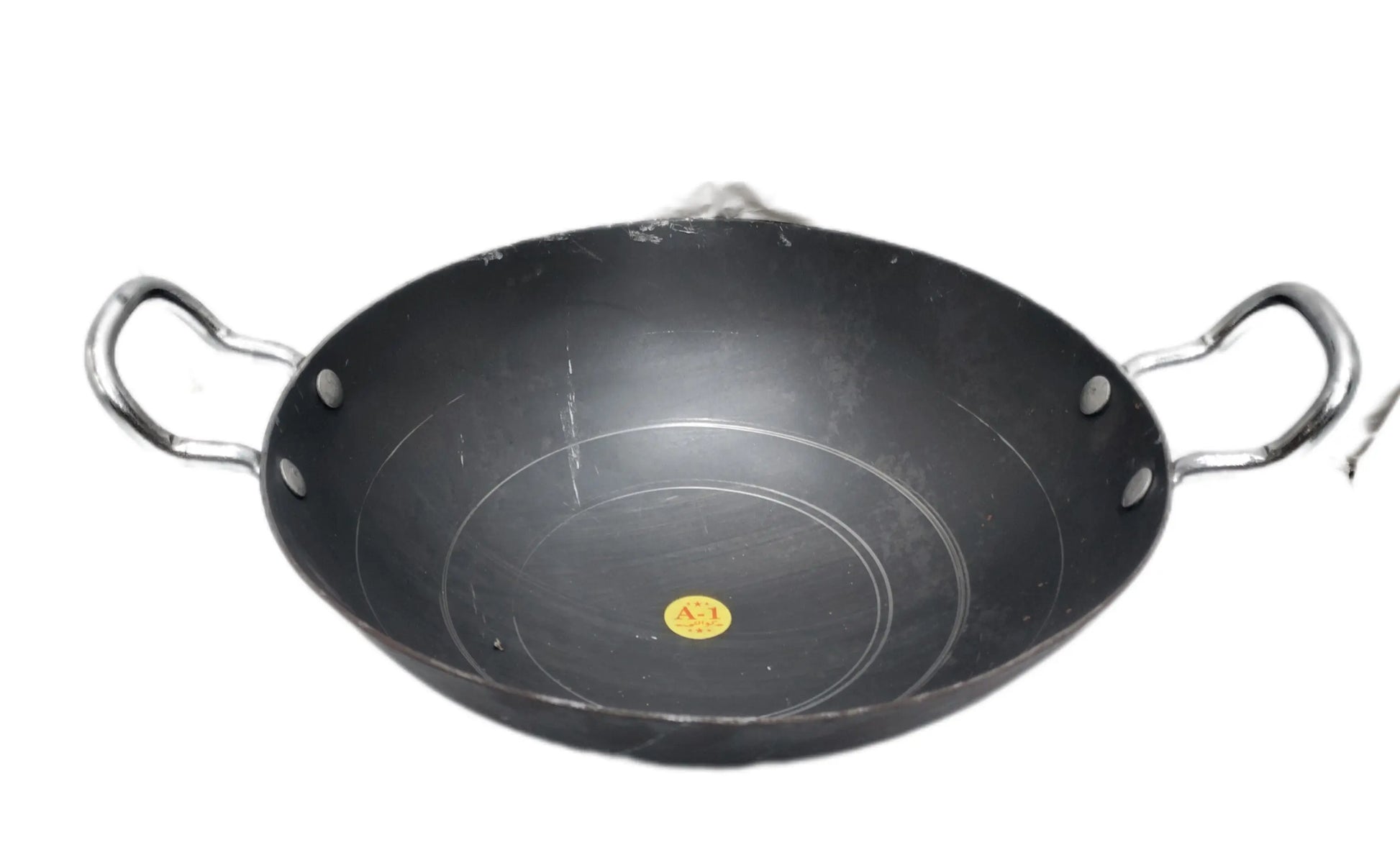 Iron Karahi black Heavy material Hakimi Steel