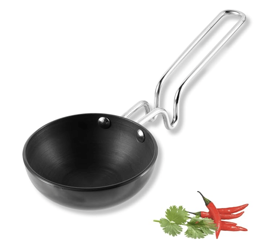 hard anodized tadka pan healthy and hygienic wagar