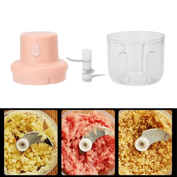 electric food meat grinder chopper mini usb charging baby food