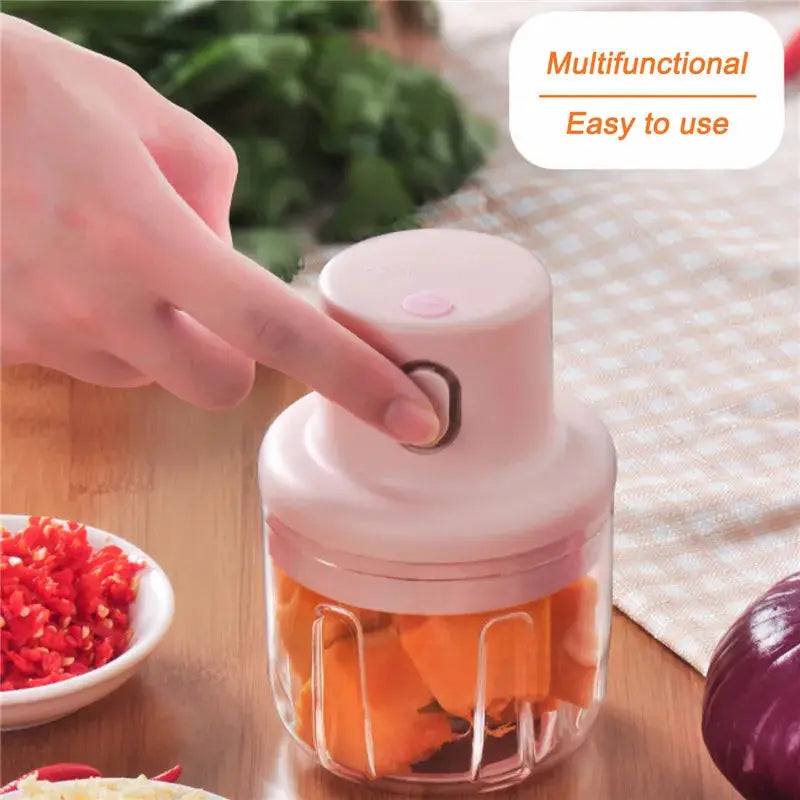 electric food meat grinder chopper mini usb charging baby food