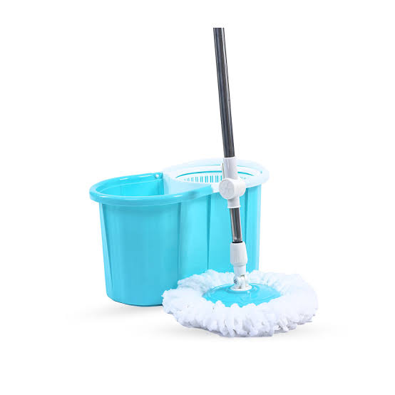 Spin mop with steel bucket 360°