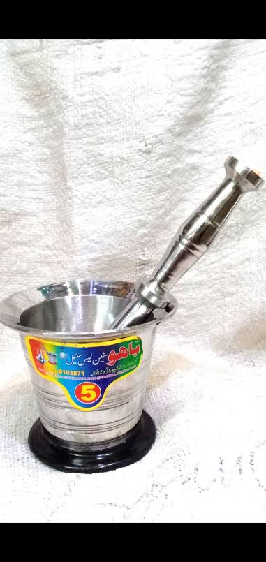 Steel hawan dasta mortar best quality heavy