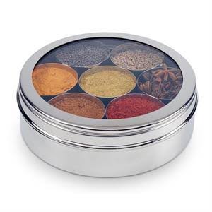 Heavy weight Spice box stainless steel 7 containers