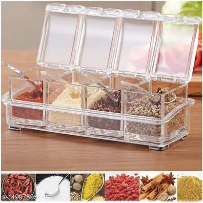 Acrylic see through spice set