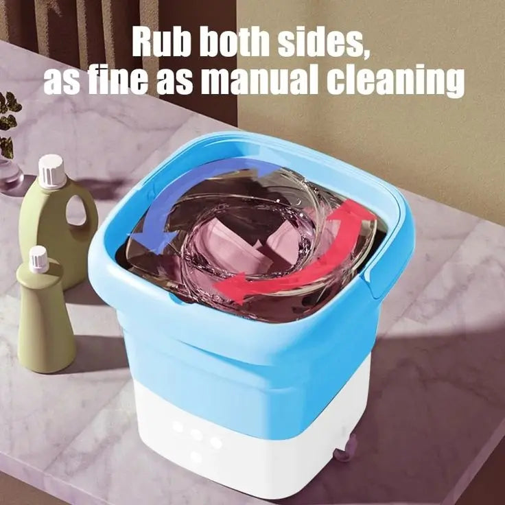 mini foldable washing machine travel gadgets - Hakimi Steel