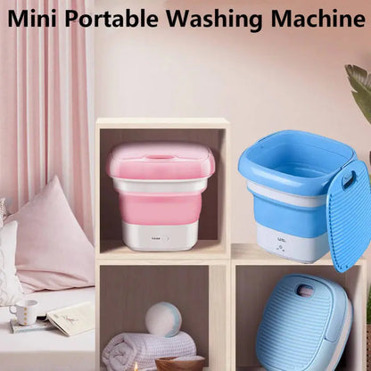 mini foldable washing machine travel gadgets