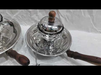 Stainless Steel Incense Burner Lobandan Dhoni