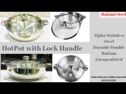 Stainless Steel Hotpot Lockable Mex